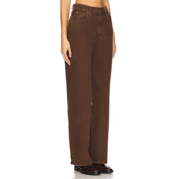 SLVRLAKE Denim - SLVRLAKE Grace Jeans Northern Cedar Brown Size 28